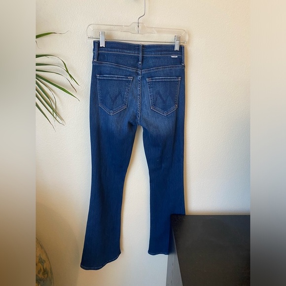 Mother Denim Women’s The Weekender Flare Jeans in Sweet Lime Size 25 - Picture 5 of 11